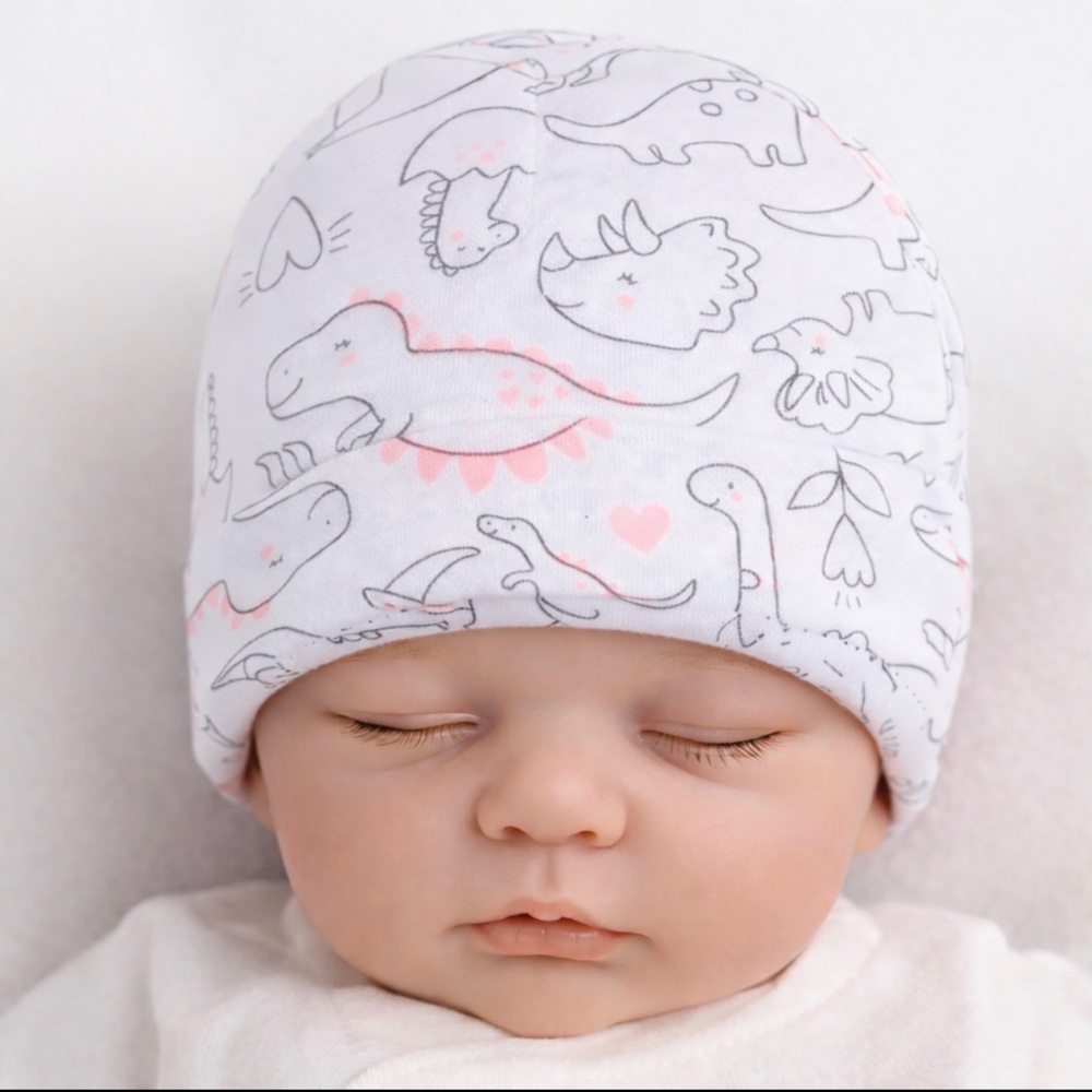 Set of 3!  Carter’s Little Baby Basics Beanie Set